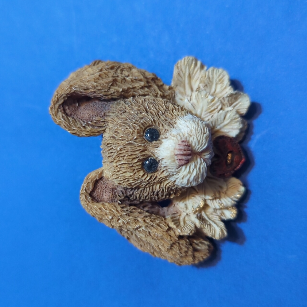 Vintage BOYDS BEARS Bunny Rabbit  Brooch Pin Easter